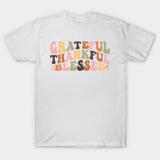 Grateful Thankful Blessed T-Shirt